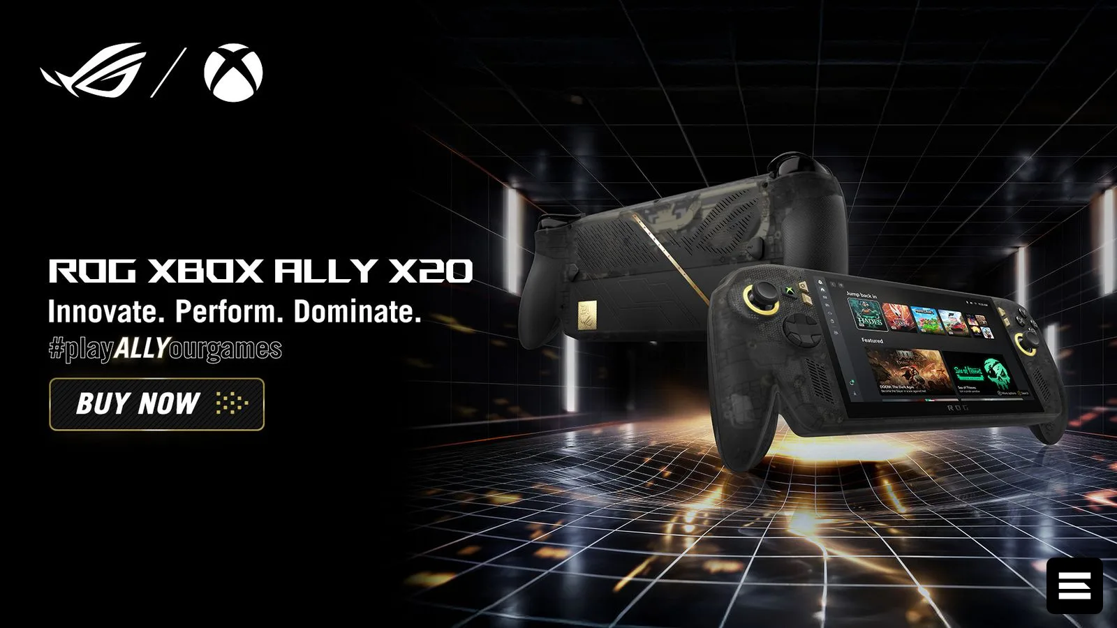 ASUS представила новую игровую консоль ROG XBOX Ally X20