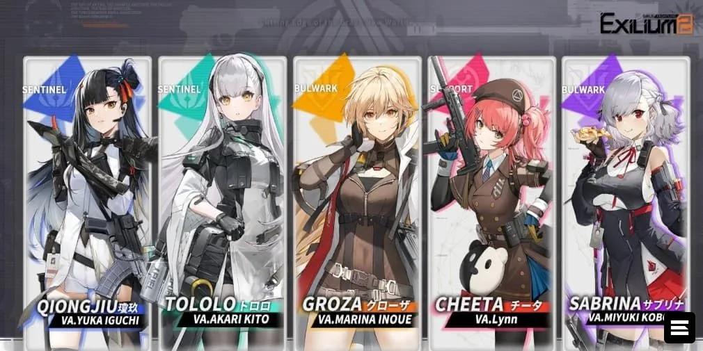Girls Frontline 2: вышел новый рейтинг персонажей (версия 2.18)