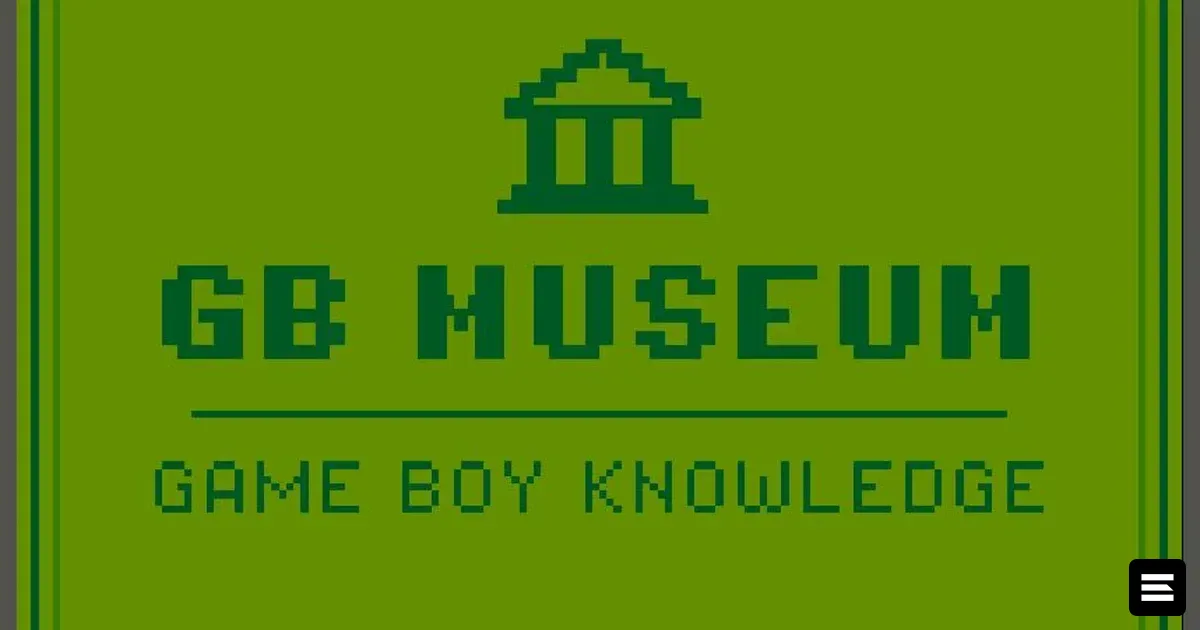 Музей на картридже: как доктор Пфлюг уместил коллекцию в Game Boy