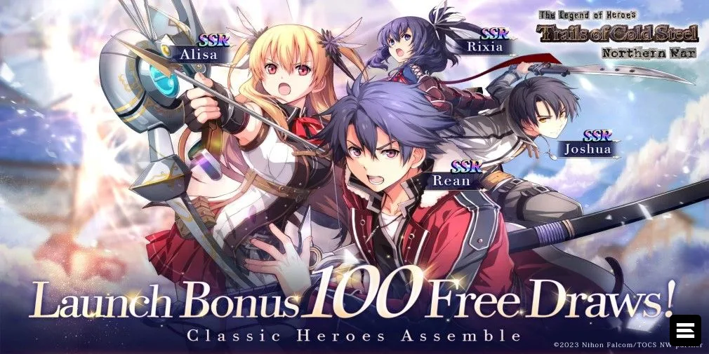 В Trails of Cold Steel: Northern War обновили список персонажей